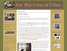 Tablet Screenshot of fortheloveoffiber.typepad.com