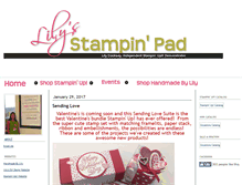 Tablet Screenshot of lilysstampinpad.typepad.com