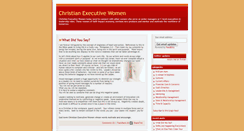 Desktop Screenshot of christanexecutivewomen.typepad.com