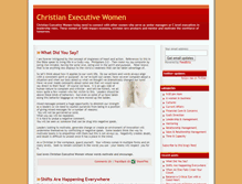 Tablet Screenshot of christanexecutivewomen.typepad.com