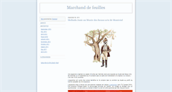 Desktop Screenshot of marchanddefeuilles.typepad.com