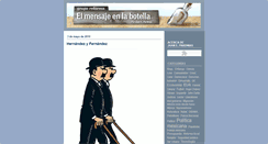 Desktop Screenshot of elmensajeenlabotella.typepad.com