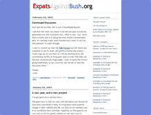 Tablet Screenshot of expatsagainstbush.typepad.com