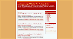 Desktop Screenshot of anniejenningspr.typepad.com