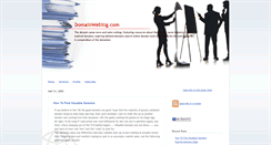 Desktop Screenshot of domainer.typepad.com