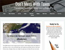Tablet Screenshot of dontmesswithtaxes.typepad.com