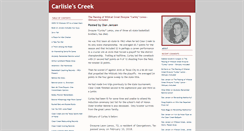 Desktop Screenshot of carlislescreek.typepad.com