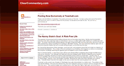 Desktop Screenshot of clearcommentary.typepad.com