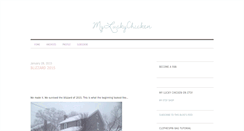 Desktop Screenshot of myluckychicken.typepad.com
