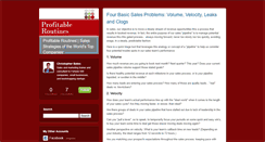 Desktop Screenshot of profitableroutines.typepad.com