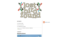 Desktop Screenshot of lostbirdfound.typepad.com