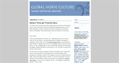 Desktop Screenshot of globalhorseculture.typepad.com