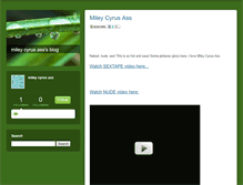 Tablet Screenshot of mileycyrusasshead.typepad.com