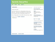 Tablet Screenshot of danielledescarfino.typepad.com