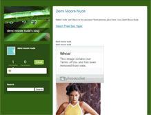 Tablet Screenshot of demimoorenuderush.typepad.com