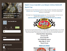 Tablet Screenshot of cocacola600live.typepad.com