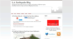 Desktop Screenshot of laearthquakeblog.typepad.com