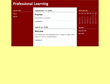 Tablet Screenshot of professionallearning.typepad.com