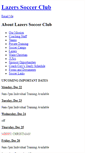 Mobile Screenshot of lazerssoccerclub.typepad.com