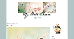 Desktop Screenshot of myartsdesire.typepad.com