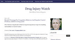 Desktop Screenshot of drug-injury.typepad.com