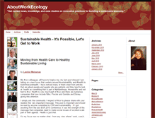 Tablet Screenshot of aboutworkecology.typepad.com