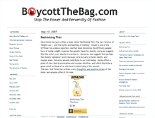 Tablet Screenshot of boycottthebag.typepad.com