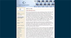 Desktop Screenshot of lostcompensation.typepad.com
