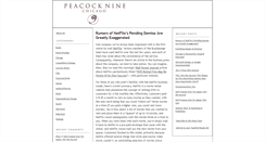 Desktop Screenshot of peacocknine.typepad.com