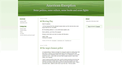 Desktop Screenshot of americanexception.typepad.com