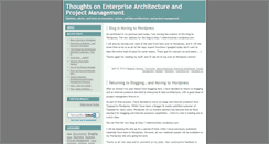 Desktop Screenshot of enterprisearchitect.typepad.com