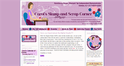 Desktop Screenshot of carolsstampandscrapcorner.typepad.com