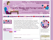 Tablet Screenshot of carolsstampandscrapcorner.typepad.com