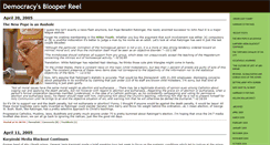 Desktop Screenshot of democracysblooperreel.typepad.com