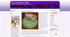 Desktop Screenshot of gaylathompson.typepad.com