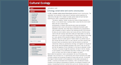 Desktop Screenshot of culturalecology.typepad.com