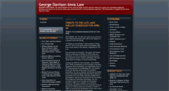 Desktop Screenshot of georgedavisoniowalaw.typepad.com