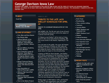 Tablet Screenshot of georgedavisoniowalaw.typepad.com