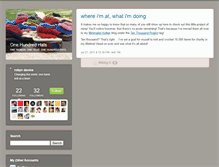 Tablet Screenshot of onehundredhats.typepad.com