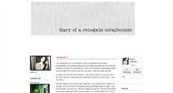 Desktop Screenshot of diaryofarenegadescrapbooker.typepad.com