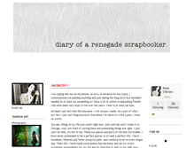 Tablet Screenshot of diaryofarenegadescrapbooker.typepad.com