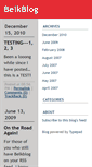 Mobile Screenshot of belkblog.typepad.com