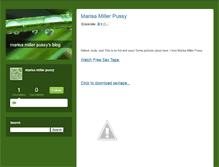 Tablet Screenshot of marisamillerpussyfusion.typepad.com