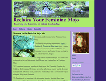 Tablet Screenshot of femininemojo.typepad.com