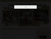 Tablet Screenshot of littlecabininthewoods.typepad.com