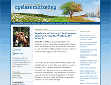 Tablet Screenshot of agelessmarketing.typepad.com