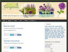 Tablet Screenshot of greenandgorgeous.typepad.com