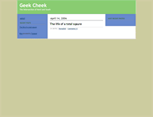 Tablet Screenshot of geekcheek.typepad.com