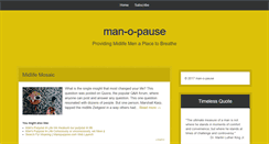 Desktop Screenshot of man-o-pause.typepad.com