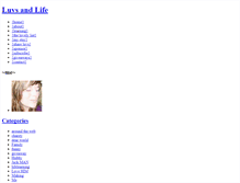 Tablet Screenshot of luvsandlife.typepad.com